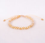 Bransoletka pleciona z 3mm cytrynów