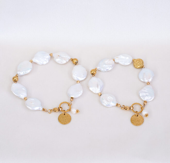 Bransoletka z naturalnych pereł - obrazek 3