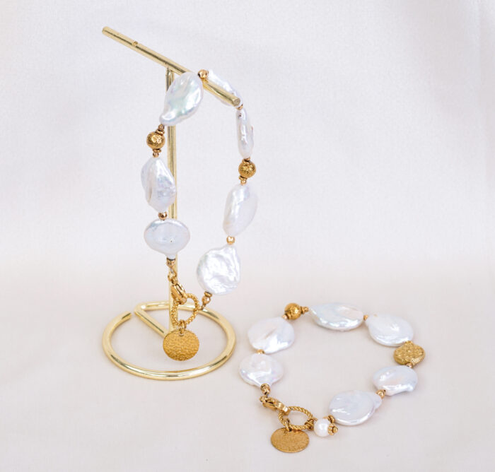 Bransoletka z naturalnych pereł - obrazek 2