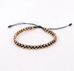 Bransoletka pleciona z hematytów