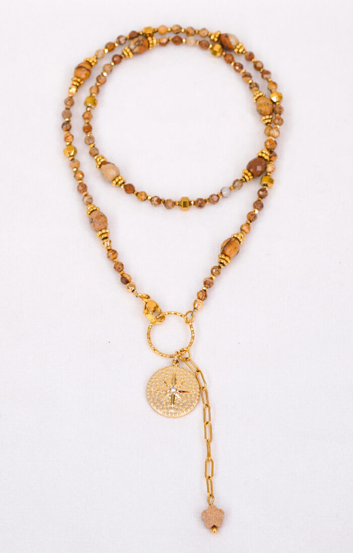 Naszyjnik jaspis obrazkowy - obrazek 2