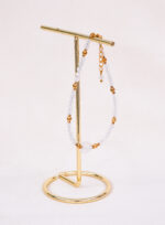 Bransoletka kryształ górski serce - obrazek 2