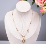 Naszyjnik opalit, topaz