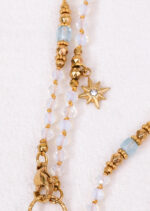 Naszyjnik opalit, topaz - obrazek 4