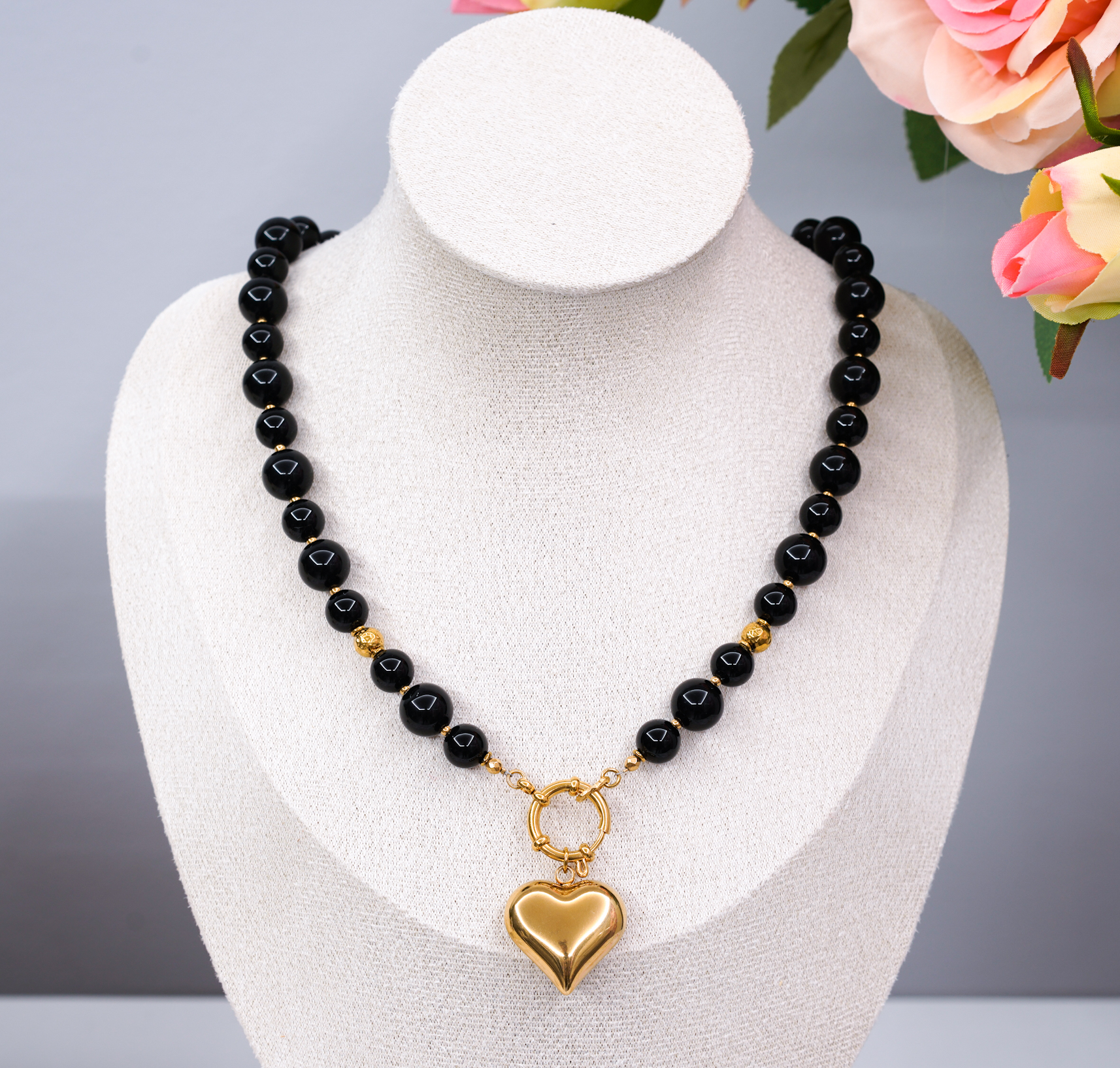 PSX_20251226_023925 Naszyjnik onyks złote serce - obrazek 1