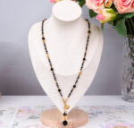 Naszyjnik spinel, turmalin 55cm