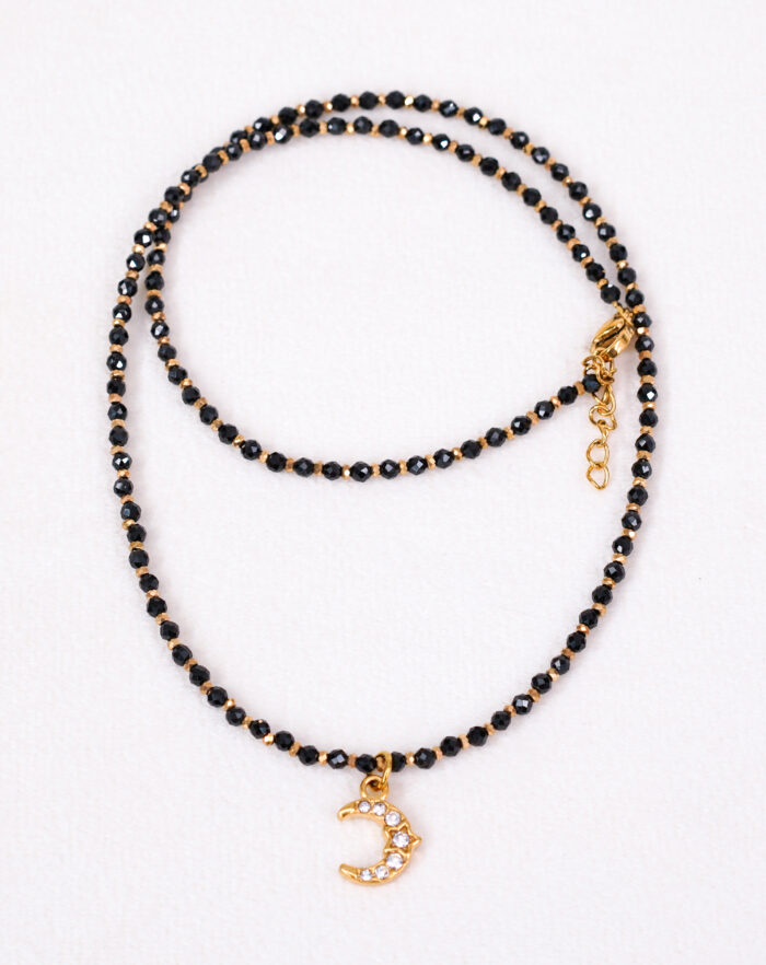 Naszyjnik turmalin księżyc - obrazek 2