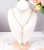 Naszyjnik larimar serce - obrazek 2