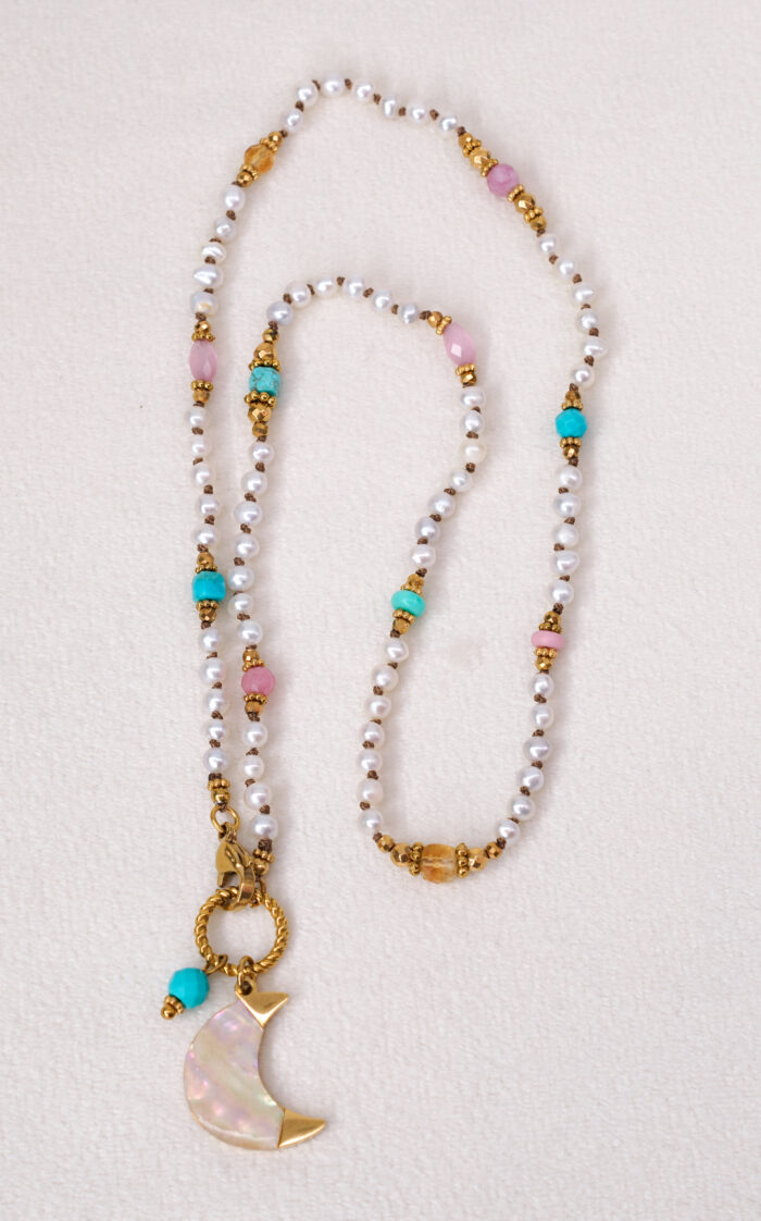 Naszyjnik perły wiosna - obrazek 2