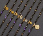 Bransoletka turmalin 3mm, zawieszka do wyboru - obrazek 2