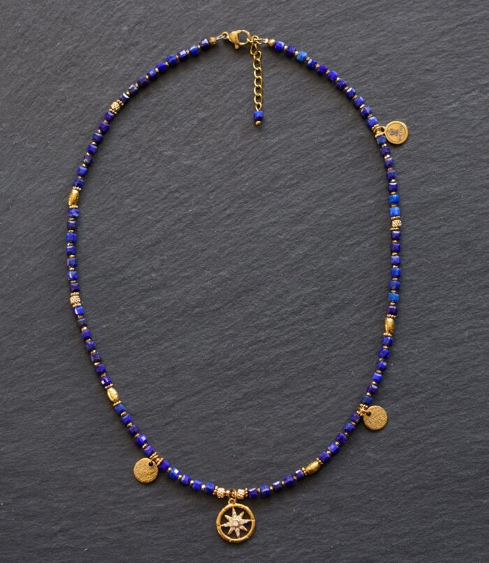 Naszyjnik lapis lazuli - obrazek 2