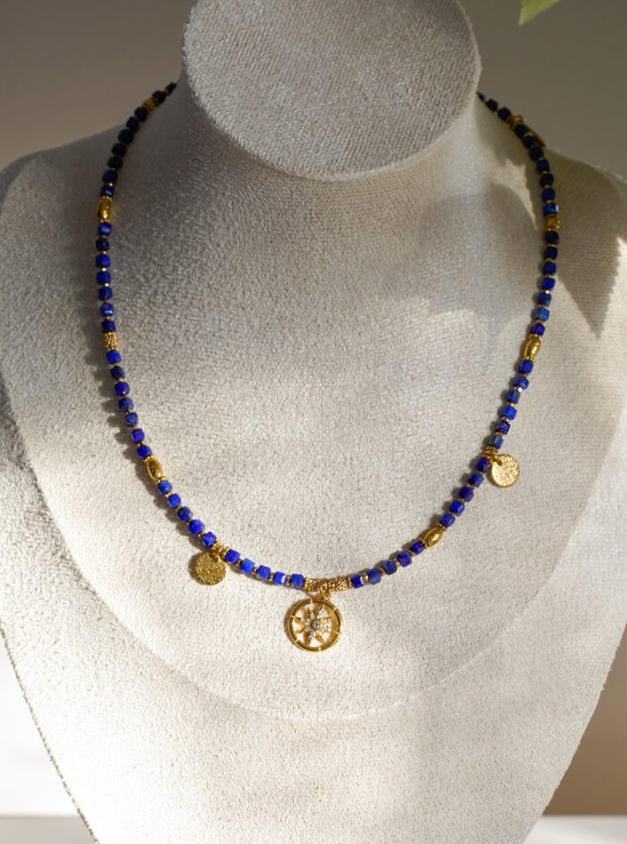 Naszyjnik lapis lazuli - obrazek 3